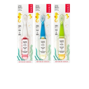 Bàn Chải Siêu Mềm Radius Màu Đỏ Cho Bé từ 18 tháng Totz Brush