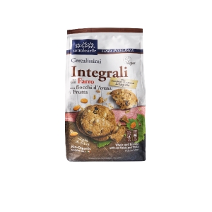 Bánh qui yến mạch trái cây hữu cơ Sottolestelle 300g