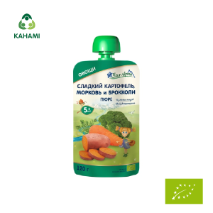 FA Organic Dinh dưỡng ăn dặm khoai lang, cà rốt, bông cải xanh cho bé 5 tháng