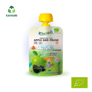 FA Organic Dinh dưỡng ăn dặm táo, mận đen cho bé 5 tháng