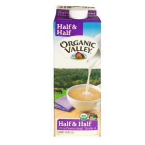 Kem sữa Half & Half Organic Valley 946ml