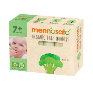 Mì sợi rau củ hữu cơ cho bé vị bông cải xanh 200g MenNoSato