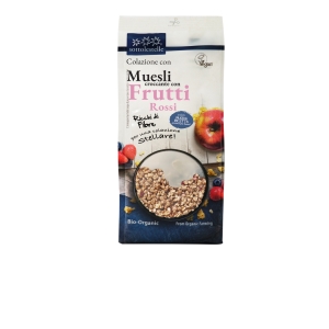 Ngũ cốc giòn Muesli mix Berry hữu cơ Sottolestelle 350g